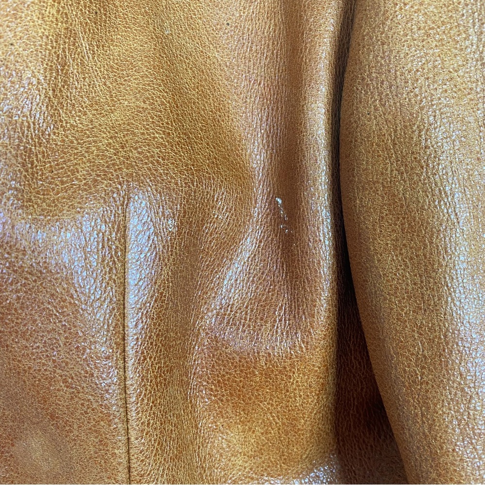 Vintage Valerie Stevens Brown 100% Leather Jacket - Picture 11 of 14